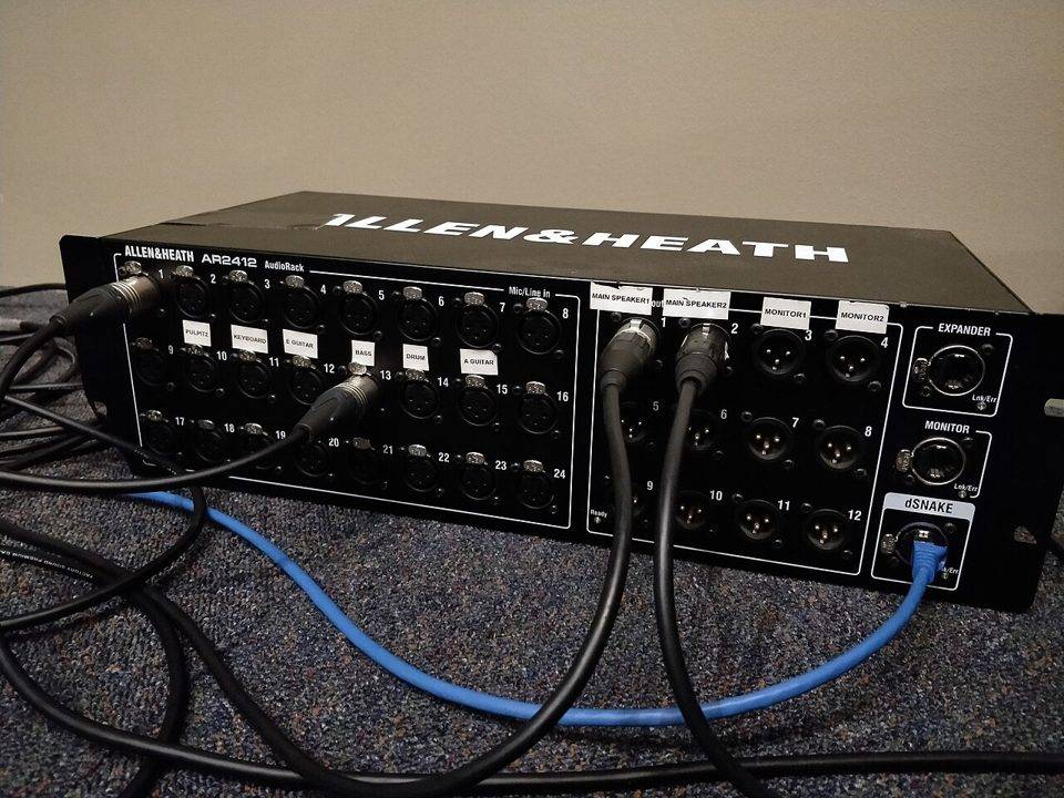 Stagebox og multikabel